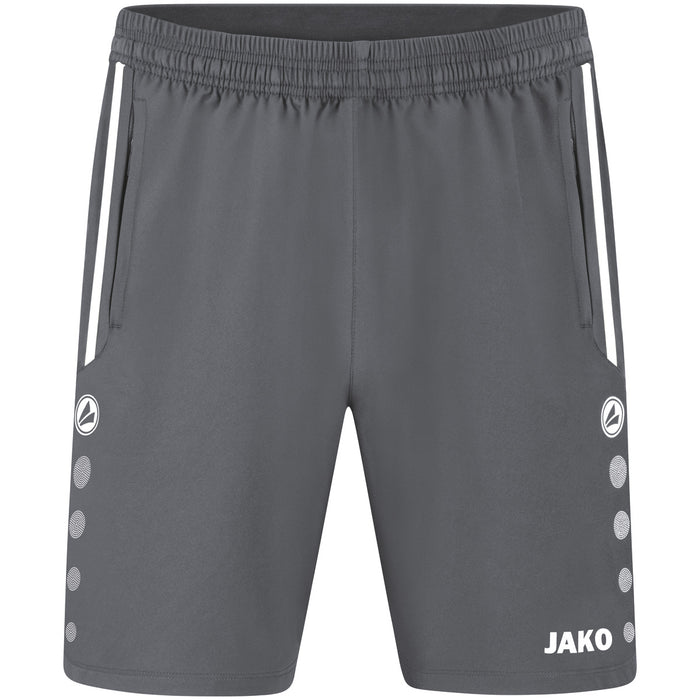 JAKO Short Allround – Grau (vorne)