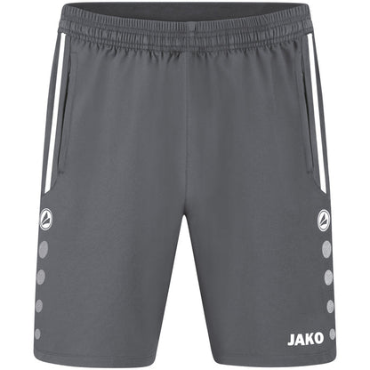 JAKO Short Allround – Grau (vorne)