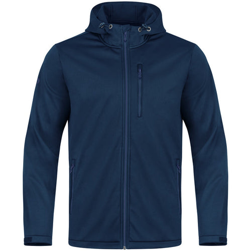 JAKO Softshelljacke Premium – Blau (vorne)
