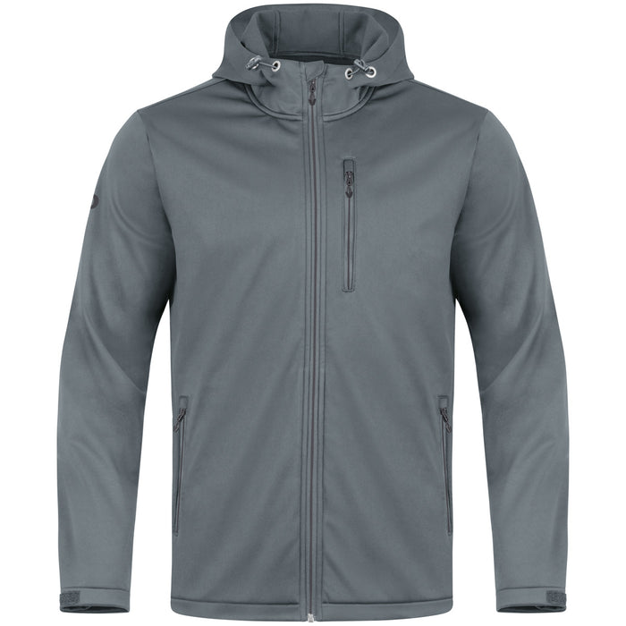 JAKO Softshelljacke Premium – Grau (vorne)
