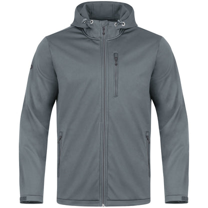 JAKO Softshelljacke Premium – Grau (vorne)