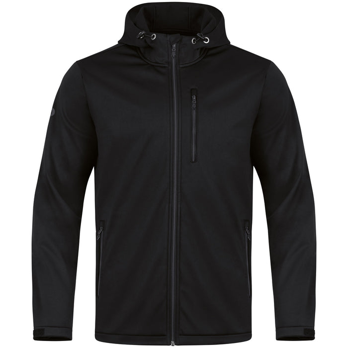 JAKO Softshelljacke Premium – Schwarz (vorne)