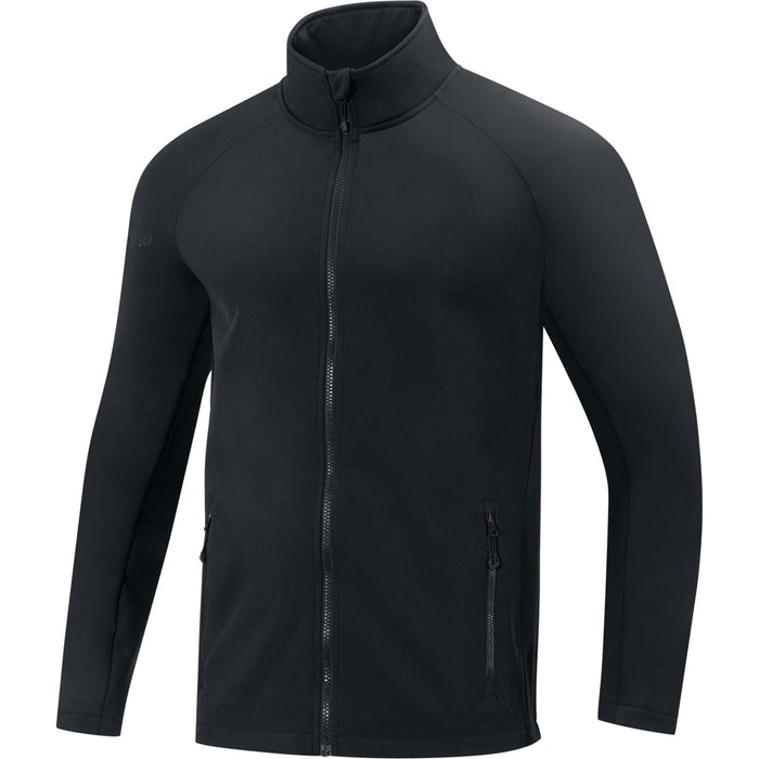 JAKO Softshelljacke Team – Schwarz (vorne)