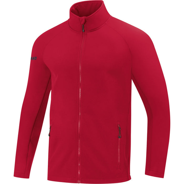 JAKO Softshelljacke Team – Rot (vorne)