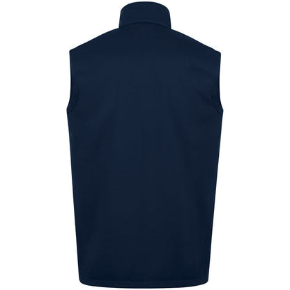 JAKO Softshellweste Premium – Blau (hinten)