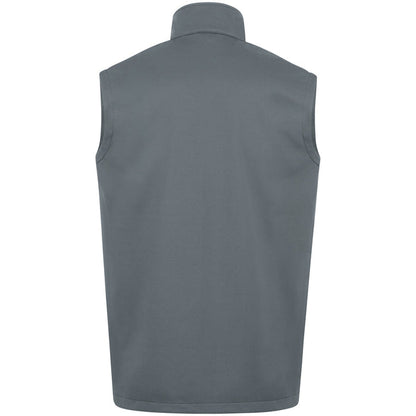 JAKO Softshellweste Premium – Grau (hinten)