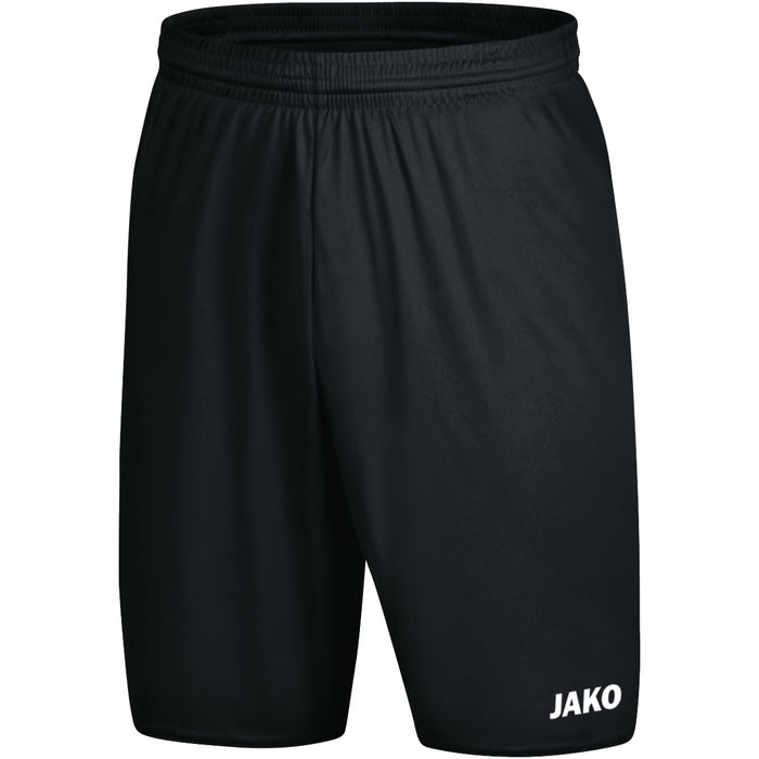 JAKO Sporthose Anderlecht 2.0 mit Innenslip – Schwarz (vorne)