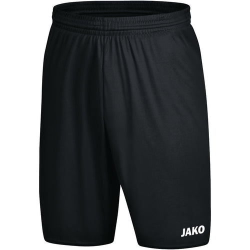 JAKO Sporthose Anderlecht 2.0 mit Innenslip – Schwarz (vorne)
