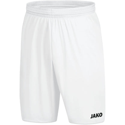 JAKO Sporthose Anderlecht 2.0 mit Innenslip – Weiß (vorne)