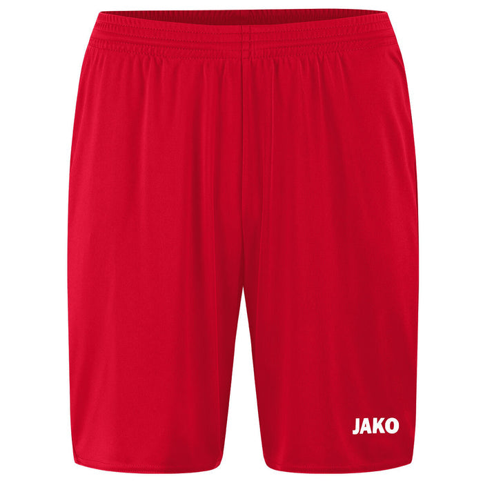 JAKO Sporthose Manchester 2.0 ohne Innenslip – Rot (vorne)