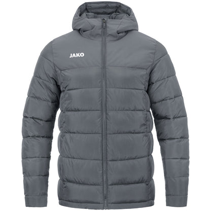 JAKO Stadionjacke – Grau (vorne)