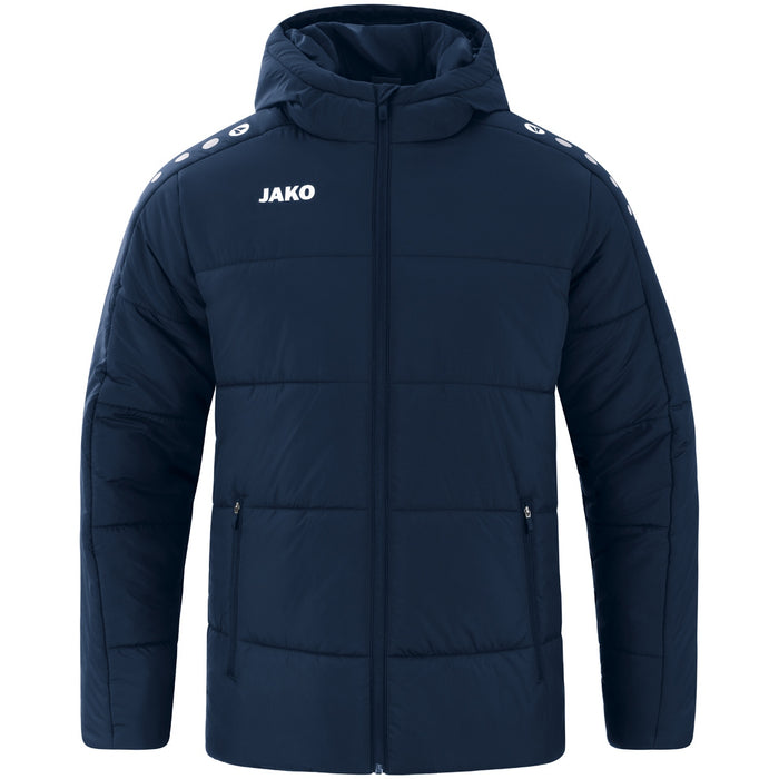 JAKO Steppjacke One – Blau (vorne)