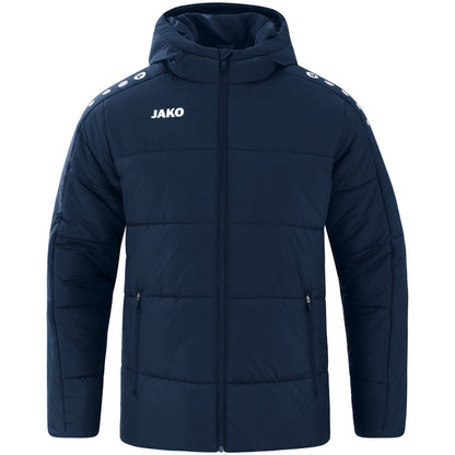 JAKO Steppjacke One – Blau (vorne)