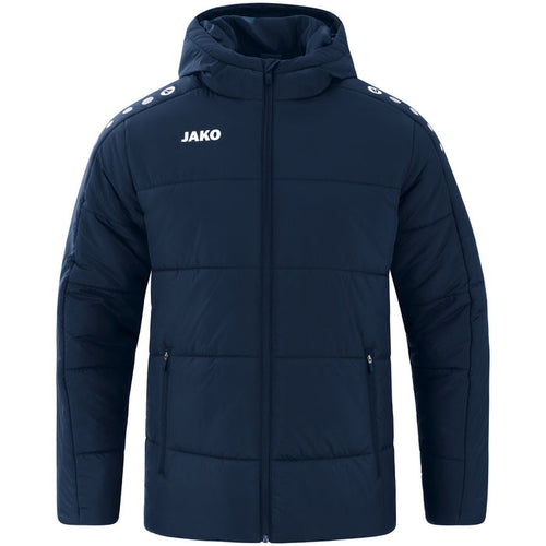 JAKO Steppjacke One – Blau (vorne)