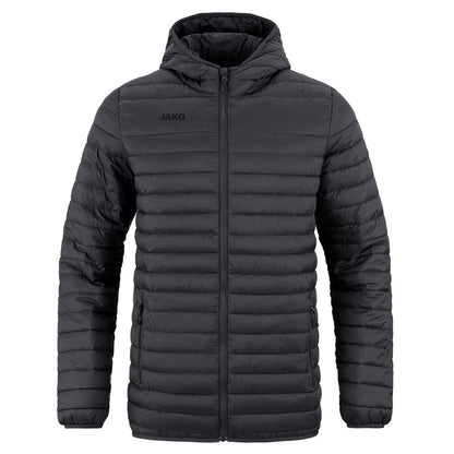 JAKO Steppjacke – Schwarz (vorne)