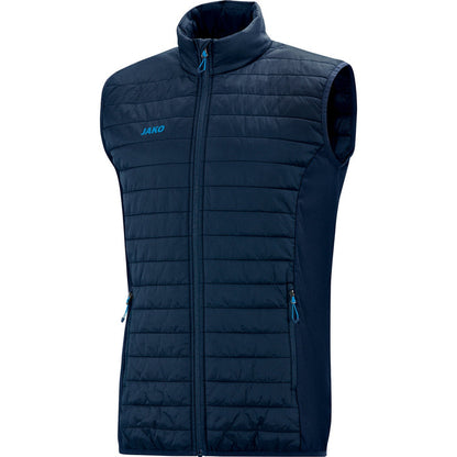 JAKO Steppweste Premium – Blau (vorne)