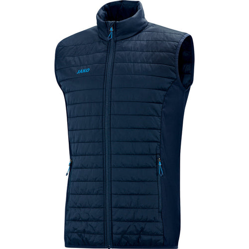 JAKO Steppweste Premium – Blau (vorne)