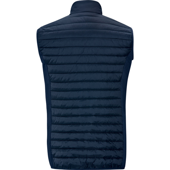 JAKO Steppweste Premium – Blau (hinten)