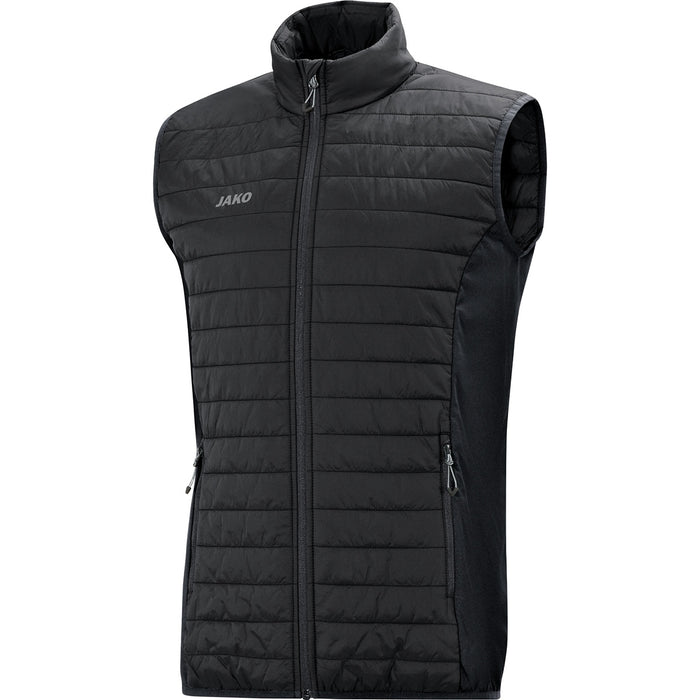 JAKO Steppweste Premium – Schwarz (vorne)