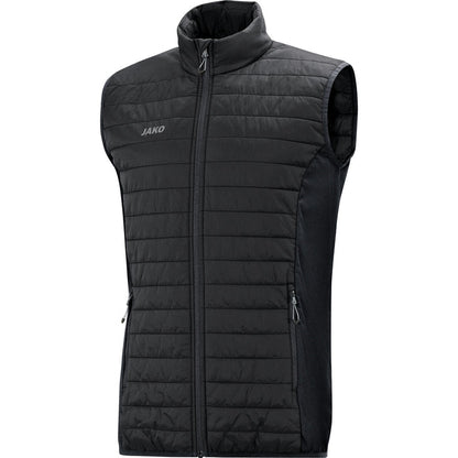 JAKO Steppweste Premium – Schwarz (vorne)