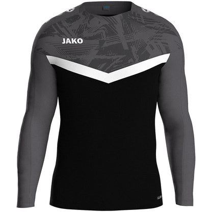 JAKO Sweat Iconic – Schwarz (801) (vorne)
