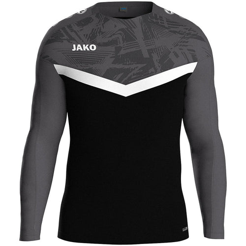 JAKO Sweat Iconic – Schwarz (801) (vorne)
