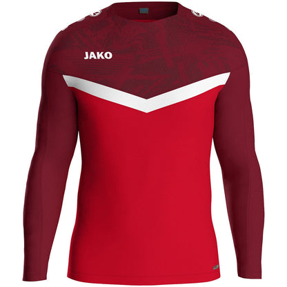 JAKO Sweat Iconic – Rot (vorne)
