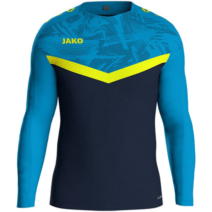 JAKO Sweat Iconic – Blau (914) (vorne)