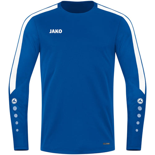 JAKO Sweat Power – Blau (400) (vorne)