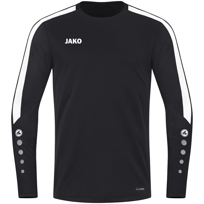 JAKO Sweat Power – Schwarz (800) (vorne)