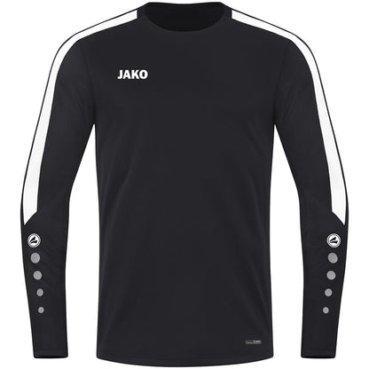 JAKO Sweat Power – Schwarz (800) (vorne)
