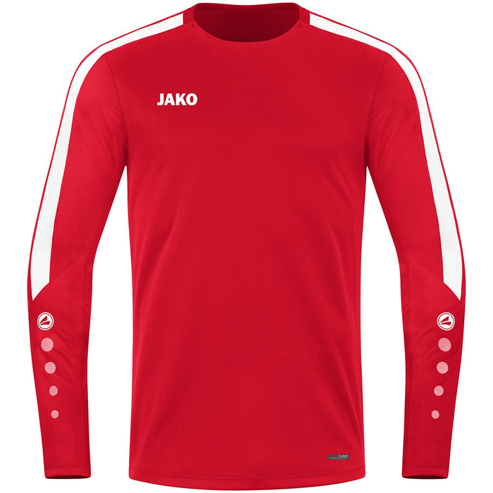 JAKO Sweat Power – Rot (vorne)