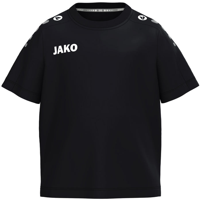 JAKO T-Shirt One Cotton Bambini – Schwarz (vorne)