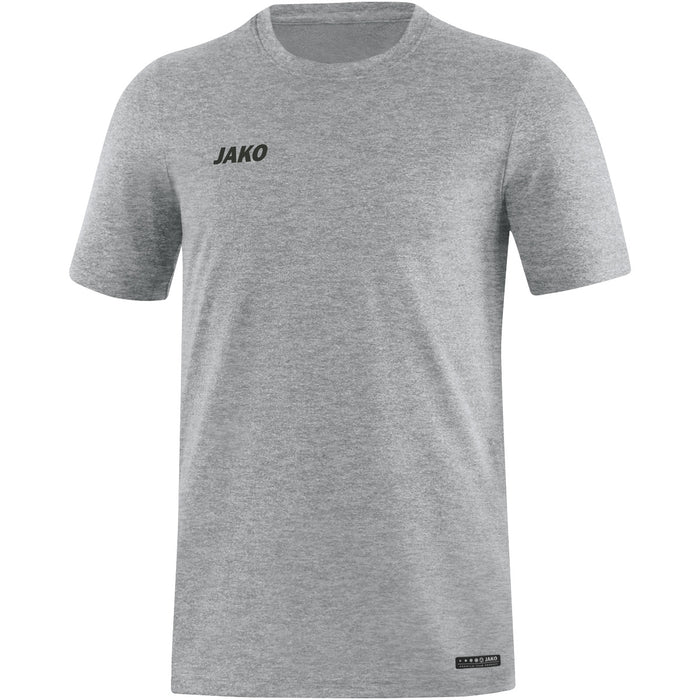 JAKO T-Shirt Premium Basics – Grau (40) (vorne)
