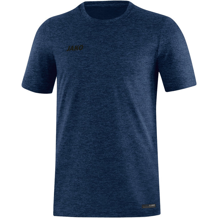 JAKO T-Shirt Premium Basics – Blau (49) (vorne)