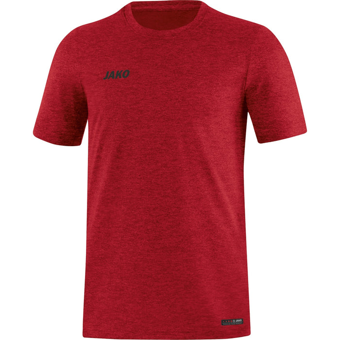 JAKO T-Shirt Premium Basics – Rot (vorne)
