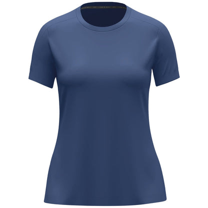 JAKO T-Shirt Uni Damen – Blau (919) (vorne)