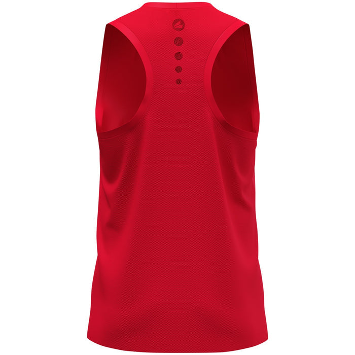 JAKO Tanktop Light Flow – Rot (hinten)