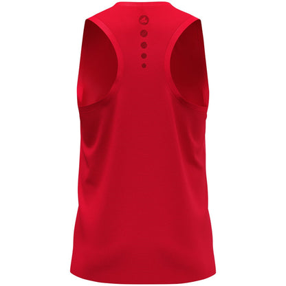 JAKO Tanktop Light Flow – Rot (hinten)