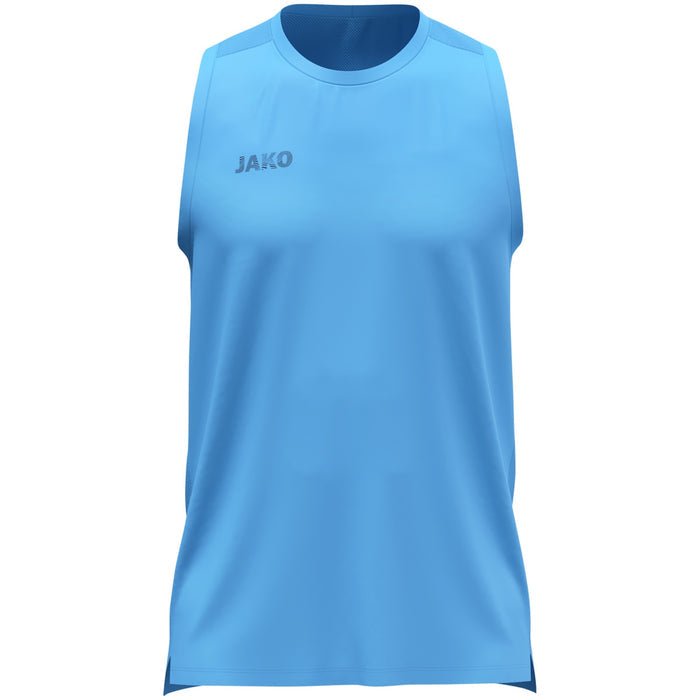 JAKO Tanktop Light Flow – Blau (430) (vorne)