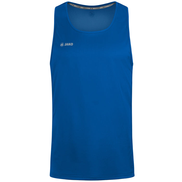 JAKO Tanktop Run 2.0 – Blau (04) (vorne)