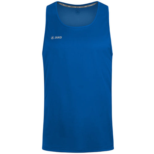 JAKO Tanktop Run 2.0 – Blau (04) (vorne)