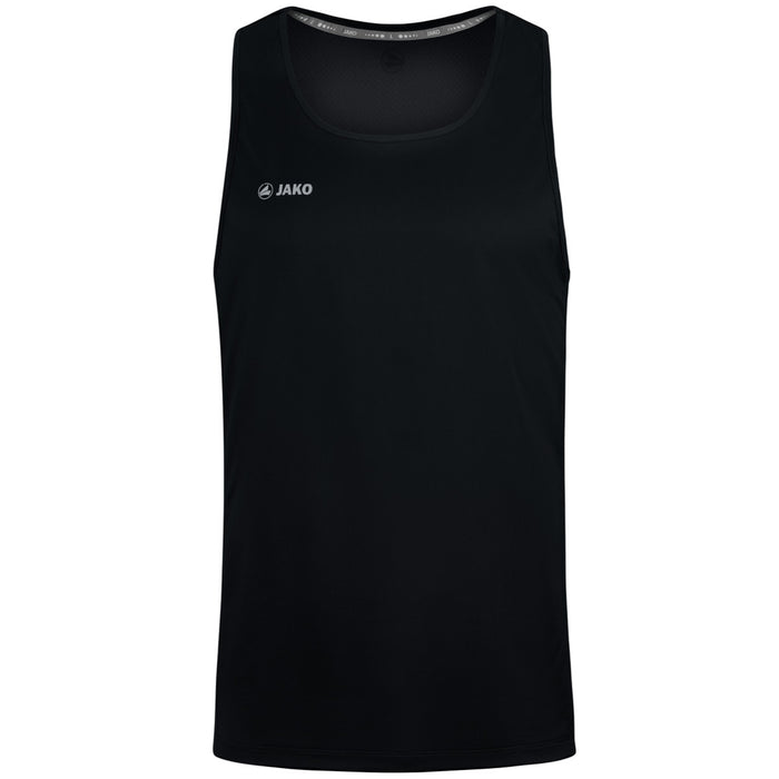 JAKO Tanktop Run 2.0 – Schwarz (vorne)