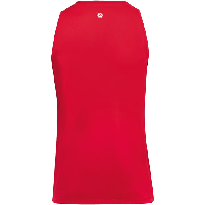 JAKO Tanktop Run 2.0 – Rot (hinten)