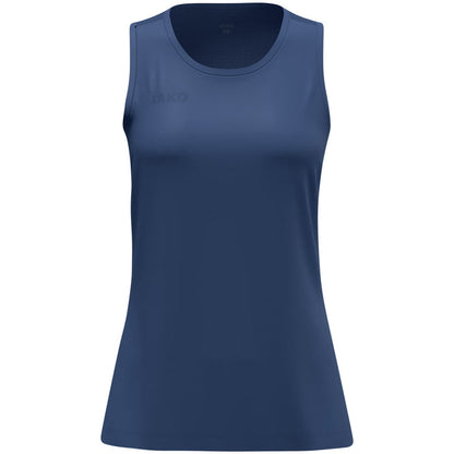 JAKO Tanktop Uni Damen – Blau (vorne)