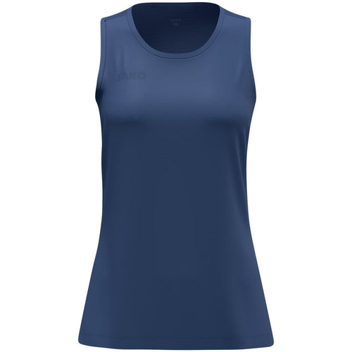 JAKO Tanktop Uni Damen – Blau (vorne)