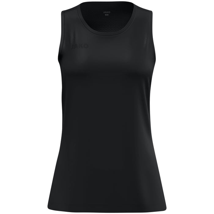 JAKO Tanktop Uni Damen – Schwarz (vorne)