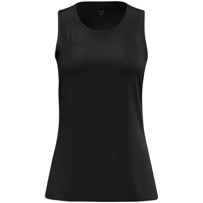 JAKO Tanktop Uni Damen – Schwarz (vorne)
