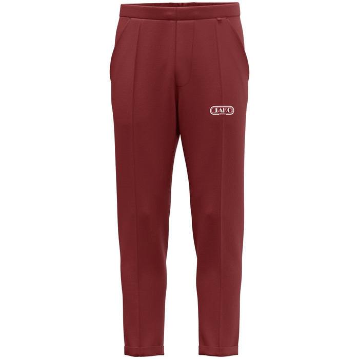 JAKO Tracksuit Hose Wardrobe – Rot (vorne)