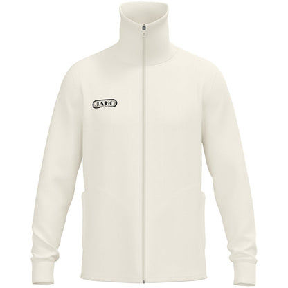 JAKO Tracksuit Jacke Wardrobe – Weiß (vorne)
